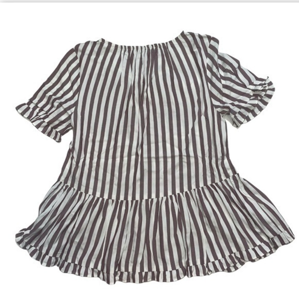 Madewell Striped Ruffled Blouse - Picture 5 of 5